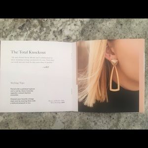 Rachel Zoe, House of Harlow 1960 Mesa earrings.